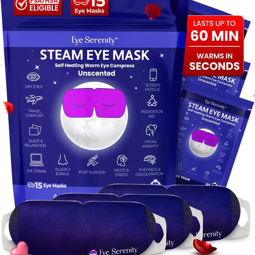 Instant Relief Self-Heating Eye Masks by Wellness Vibe